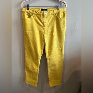 Ralph Lauren Yellow Denim jeans